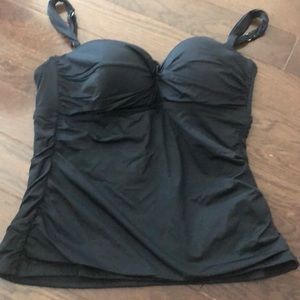 Sale! Jantzen size 12 black bathing suit/ swim top